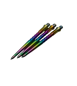 Caliburn Evo Replacement Dart Points. Ripple No Lip. 32mm Rainbow - Picture 1 of 1