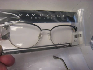MARCO DE GAFAS KAY UNGER K220 NEGRO 52-17-140-38V CON ESTUCHE NUEVO Y CON TARJETA - Imagen 1 de 7