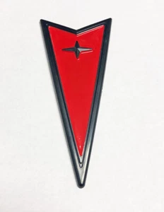 NEW! 99-08 Pontiac BLACK Arrowhead Arrow Emblem Grand Prix Am Aztek REPRODUCTION - Picture 1 of 2