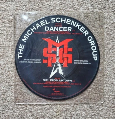 THE Michael Schenker Dancer  Ltd Picture Disc 7" Scorpions hard rock - Image 1 of 2