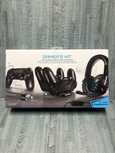 dreamGEAR Advanced Gamer's Starter Kit for PlayStation 4 PS4 NEW 6 Piece Kit - Picture 1 of 7