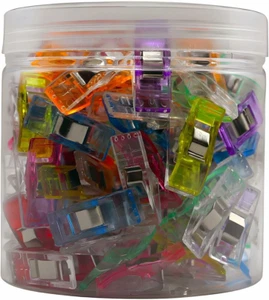 Sewing Clips,100 Pcs,Sewing Clips for Fabric,Fabric Clips for Sewing and Quiltin - Picture 1 of 4