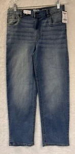 OshKosh Bgosh Jeans Boys Size 14 Regular Adjust. Waist Straight Pants Blue NWT - Picture 1 of 13