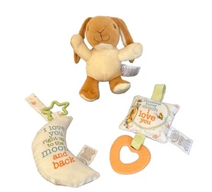Guess How Much I Love You Giftset Nut brown Hare, Rattle Moon & Square Squeaker - Picture 1 of 5