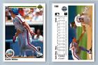Keith Miller - Mets #190 Upper Deck 1990 Baseball Trading Card