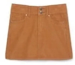 Wonder Nation Girls Relaxed Fit Woven “Dark Latte” Corduroy Skirt NWT 7/8 - Picture 1 of 7