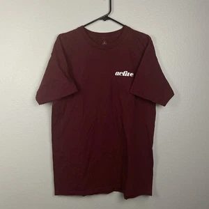 Active Brand Maroon T-Shirt Men’s Size Large L - Bild 1 von 6