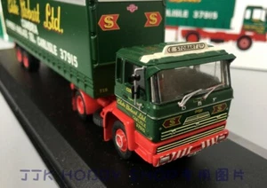ATLAS 1/76 roller shutter carriage container truck DAF F2200 alloy car model - Picture 1 of 9