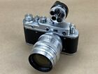 Zorki C Russian Rangefinder Camera w/ 8.5mm F/2 Jupiter Lens & Finder - NIce !