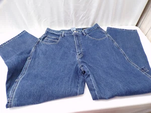Pelle Pelle Marc Buchanan blaue Jeans Größe 34 bestickt Tasche gebraucht - Bild 1 von 10