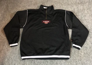 Pro Player NFL SF 49ers Sweater Mens Large Black Pullover 1/4 Zip Long sleeve - Picture 1 of 7
