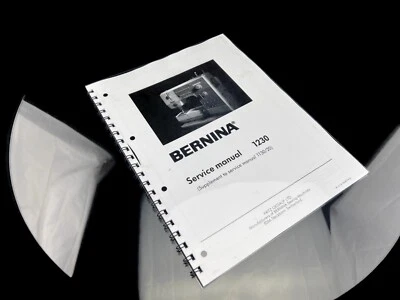 Bernina 1230 Service Manual: 39 Pages, Protective Covers, Coiled, Free Ship - Image 1 of 3