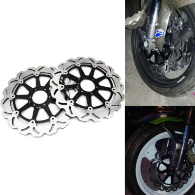 2x Disque de frein Avant pr Aprilia DORSODURO 750 08-17 SL SHIVER 750 07-17 MANA - Image 1 of 4