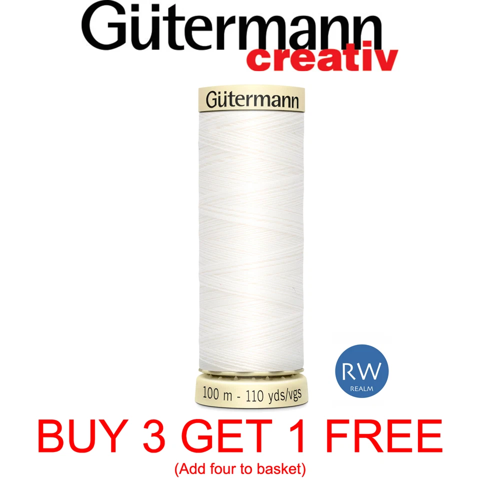 Gutermann Sew All 100m 100% Polyester Thread for Hand and Machine - Image 1 of 1