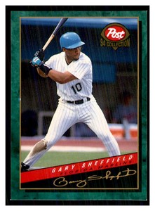 1994 Post Cereal Baseball Gary Sheffield #5