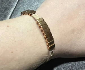 Michael Kors Darrington Rose Gold Buckle Single Leather Wrap Bracelet - Picture 1 of 13