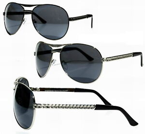 Sonnenbrille 70 er 80er Hamburger Rotlicht Kiez Pilotenbrille Schwarz Silber XL