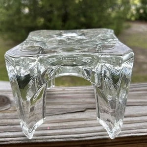 Chantal Food Stand  Glass Trivet Unique Vintage Plant Stand Centerpiece Decor - Picture 1 of 9