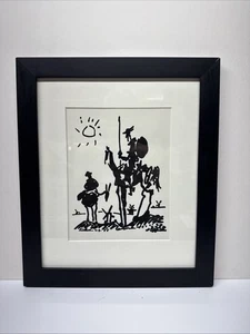 PABLO PICASSO Don Quixote FRAMED Limited Edition Signed LITHOGRAPH Print 13x16” - Picture 1 of 24