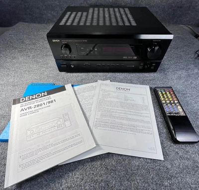 Denon AVR-2801 Receiver HiFi Stereo 5.1 Channel Theater Complete WORKS - Image 1 of 4