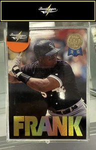 1993 Leaf Frank Thomas Charitable Foundation #NNO Frank Thomas #/50000 - Bild 1 von 2