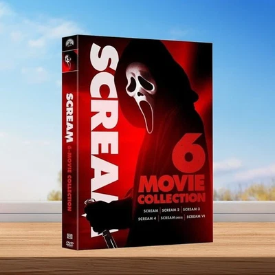 Scream 6-Movie Collection The Complete 1-6 (DVD, 2023, 6-Disc Box Set) Nuevo Foto 1 de 4