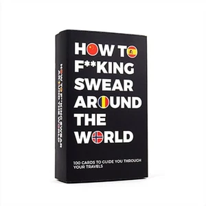Gift Republic Learn How to Swear Around The World Cards 100 Cards - Picture 1 of 3
