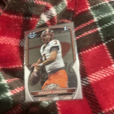 2022 Bowman Chrome U Spencer Sanders #81 NFL Draft Pick - Image 1 of 2