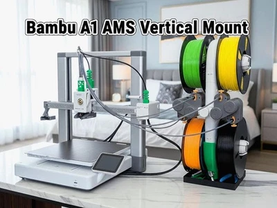 Bambu AMS Lite 立式安装 - 节省大量空间! — 第 1/4 张图片