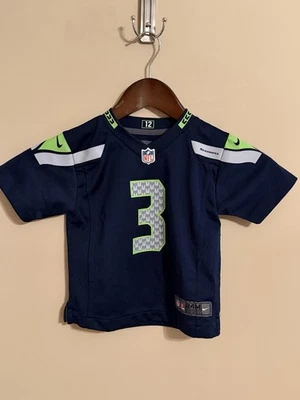 Camiseta Nike Seattle Seahawks Niños 24 Meses Russell Wilson #3 Azul NFL Foto 1 de 4