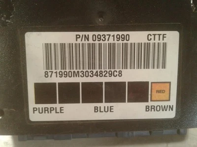 Módulo de control de carrocería usado se adapta a: Chevrolet Blazer s10/jimmy s15 2001 control de carrocería Foto 1 de 4