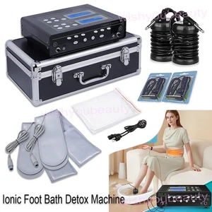 Doppel Detox Ionic Fußbad Spa Reinigen Massagemaschine & Infrarot Gürtel Zuhause - Bild 1 von 21