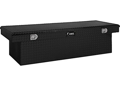 UWS TBSD-72-LBTA-B Gloss Black Aluminum 72" Deep Extra-Wide Crossover Tool Box Foto 1 de 3