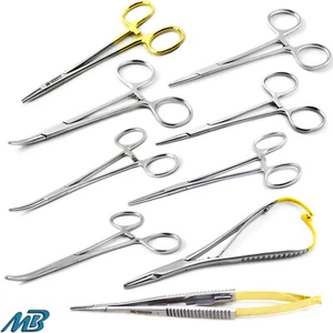 Dental Surgical Hemostatic Locking Artery Forcep Needle Holder Veterinary Pliers - Picture 1 of 17