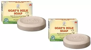 Pack de 2 - Jabón de Leche de Cabra Madina con Manteca de Karité (100% Base Vegetal) - Imagen 1 de 2
