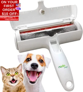 Pet Hair Remover Roller – Reusable & Self-Cleaning, Removes Dog & Cat Fur from F - Picture 1 of 12