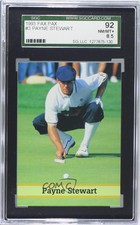 1993 Fax Pax Famous Golfers Payne Stewart #3 SGC 92
