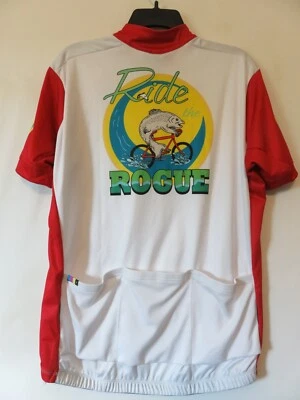 Camiseta deportiva de ciclismo especializada "Ride the Rogue" logotipo cremallera completa para hombre XL Oregon aire libre Foto 1 de 4