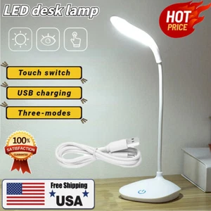 Portable luminaire Rechargeable 3 Color Modes Touch Stepless Dimming USB Chargin - Picture 1 of 12