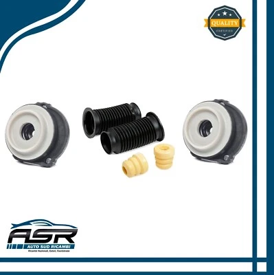 KIT SUPPORTI+TAMPONI AMMORTIZZATORI DX+SX FIAT DOBLO FIORINO QUBO PEUGEOT BIPPER - Immagine 1 di 4