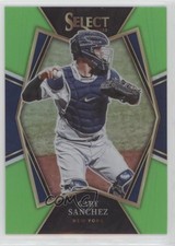 2022 Panini Select Premier Level Neon Green Prizm /99 Gary Sanchez #127