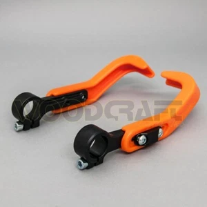 CONJUNTO DE PROTECCIÓN DE PALANCA DE FRENO Y EMBRAGUE WOODCRAFT CARRERAS - NARANJA - Imagen 1 de 5