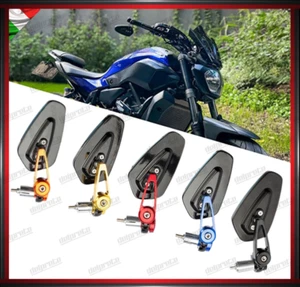SPECCHIETTI RETROVISORI MANUBRIO COPPIA PER MOTO SCOOTER BAR END CAFE RACER - Imagen 1 de 58