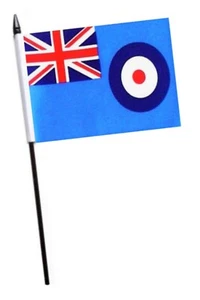 Royal Air Force RAF Small Hand Flag (6" x 4") - Picture 1 of 1