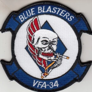 VFA-34 BLUE BLASTERS COMMAND CHEST PATCH - Picture 1 of 1