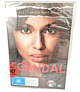 Scandal Season 1 (DVD, 2012) thriller mystery drama - New Sealed - Fast Post 5 - Picture 1 of 3