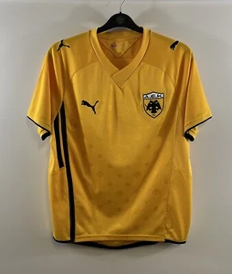 AEK Athens Home Football Shirt 2009/10 Adults Large Puma D480 - Picture 1 of 5