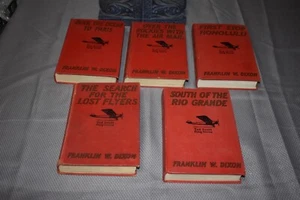 Ted Scott Flying Stories lot/set by Franklin W. Dixon (1st Edition/Early Print) - Picture 1 of 6