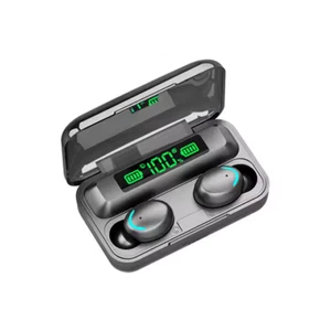 TWS Earbuds F9 Earphone 9D Stereo LED Display Waterproof Hifi in Ear Headphone - Photo 1 sur 6