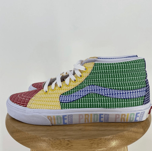 Vans Sk8 Hi LGBTQ+ Pride Month Sneakers Scarpe alte Uomo 10 NUOVE
